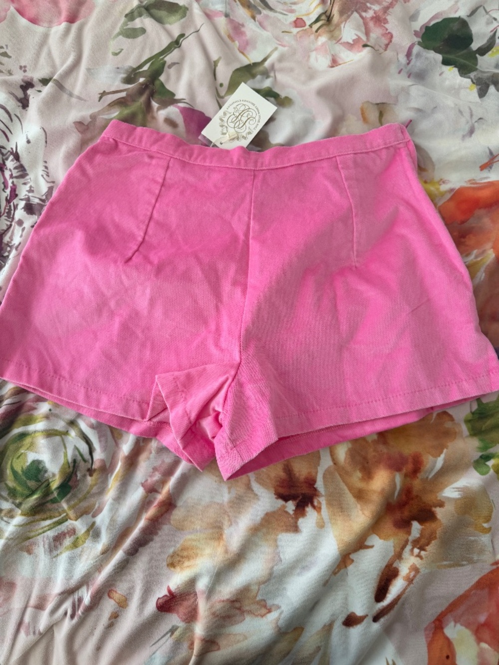 The Beaufort Bonnet Company Velvet Pink Shorts NWT sz 14